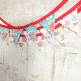 Mini Bunting - Red White and Blue