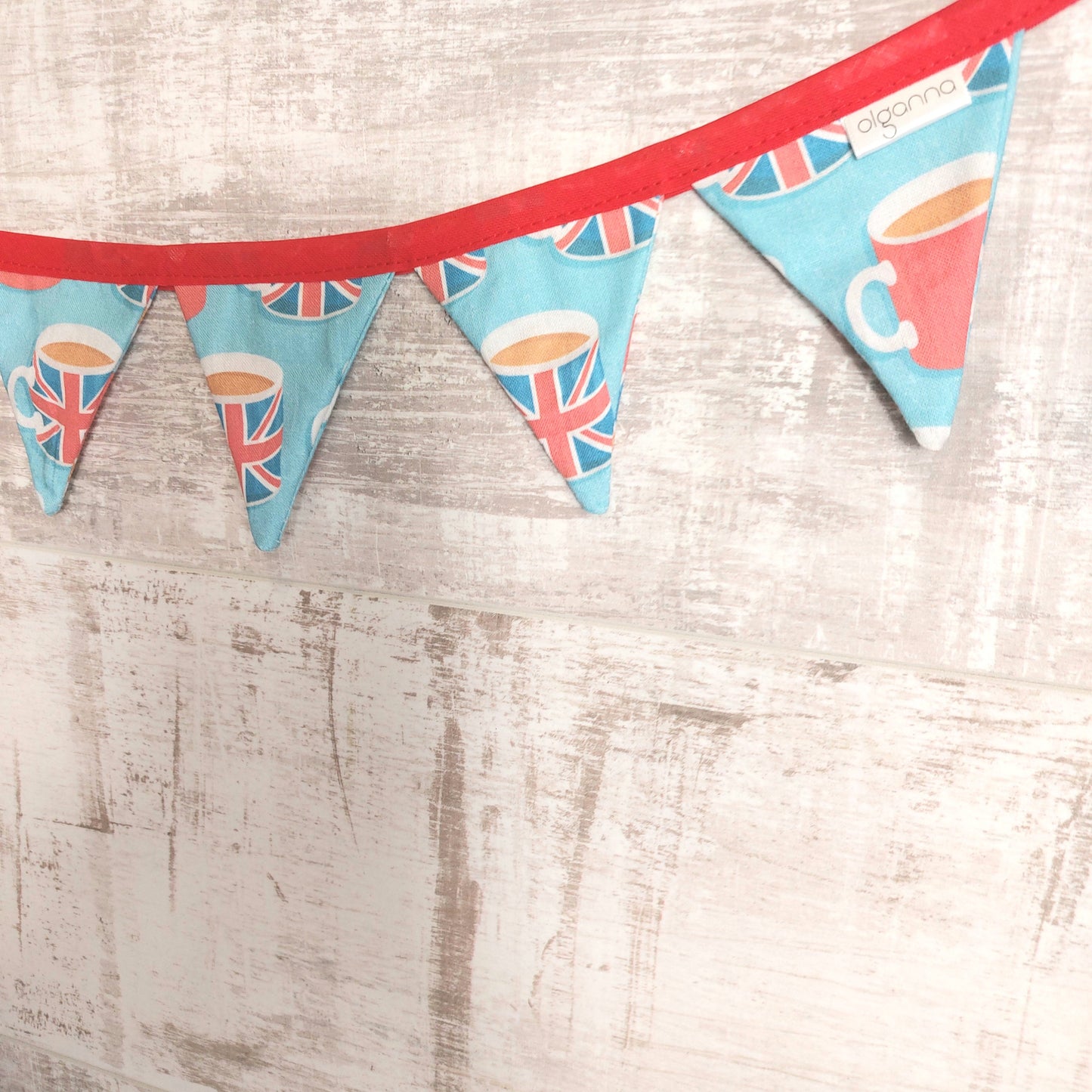 Mini Bunting - Red White and Blue