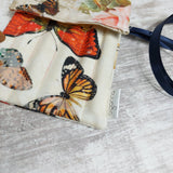 Vintage Butterflies Mini Crochet Hook Case Complete with Hooks