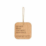 Funny wooden hanging sign - Olganna
