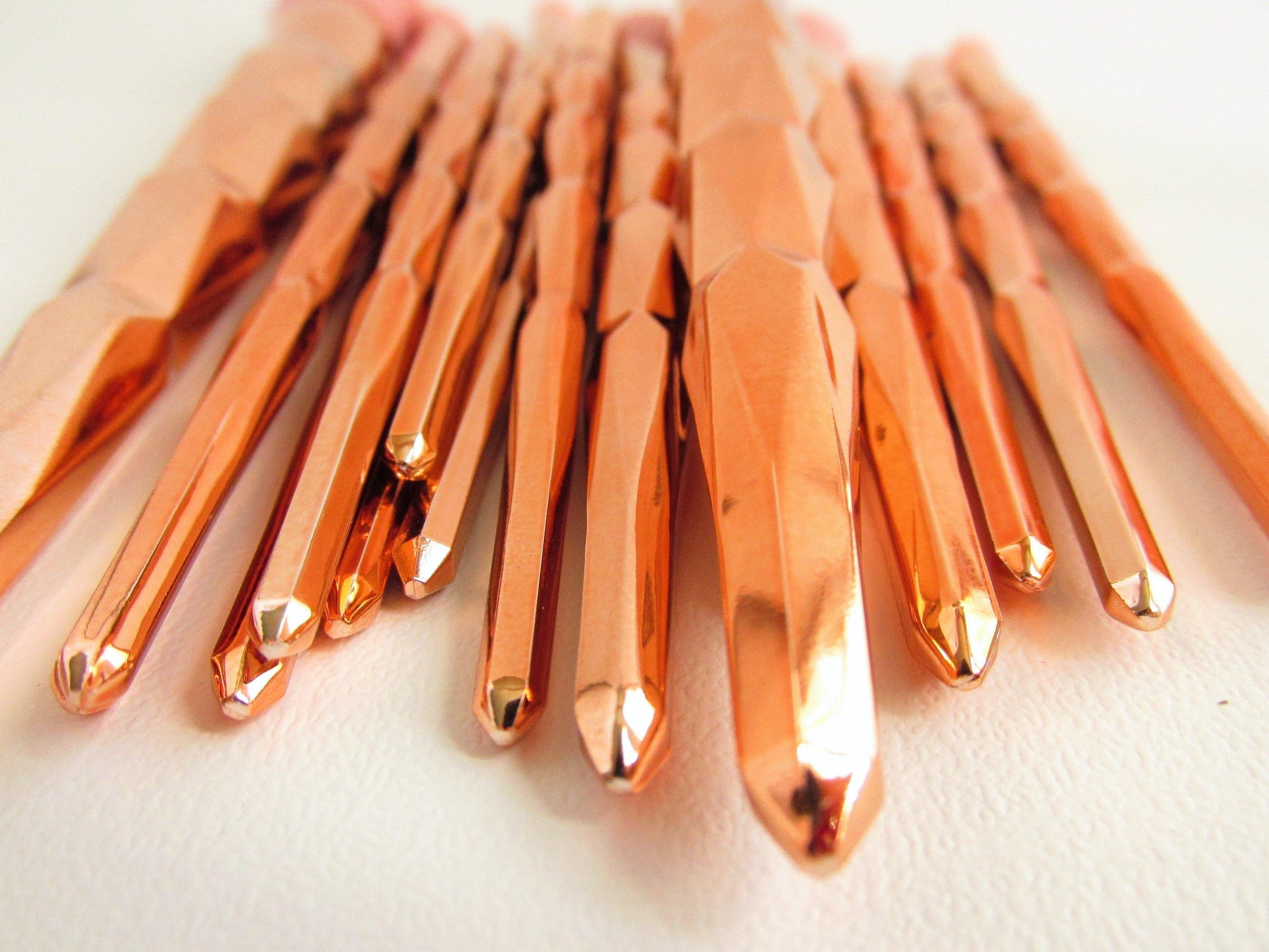 Rose Gold Make Up Brushes. - Olganna