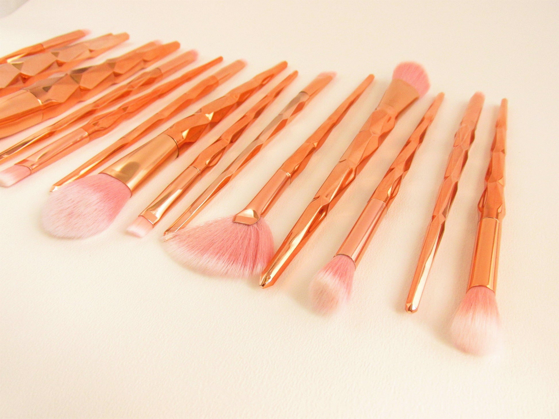 Rose Gold Make Up Brushes. - Olganna