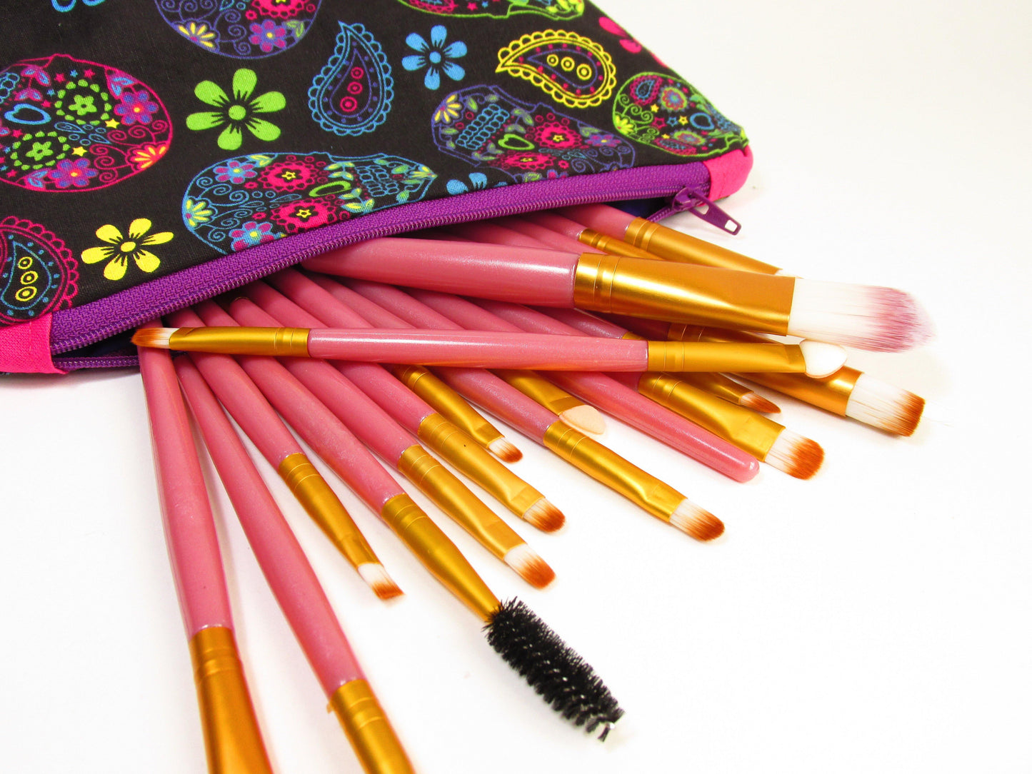 Sugar Skull Gift Set featuring a make up bag and coin purse, Olganna makes gifting easy! - Olganna