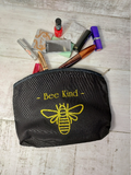 Bee Happy / Bee Kind Make Up Bag