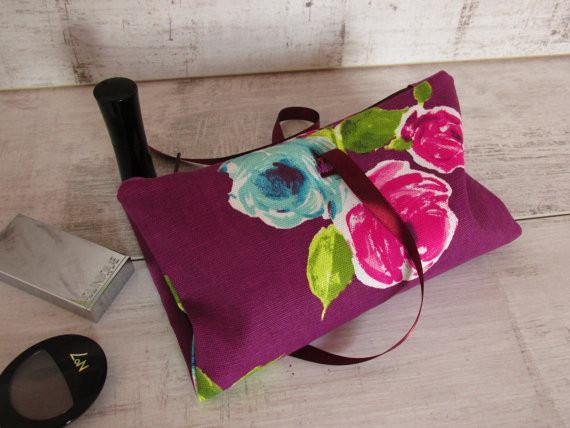 Make Up Bag with brushes pocket - Olganna