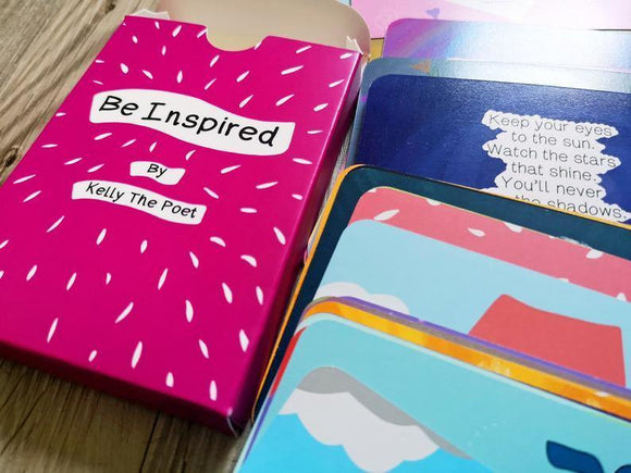 Be Inspired Poem Cards by Kelly the Poet - Olganna