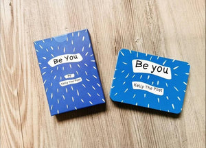 Be You Affirmation Poetry Cards by Kelly the Poet - Olganna