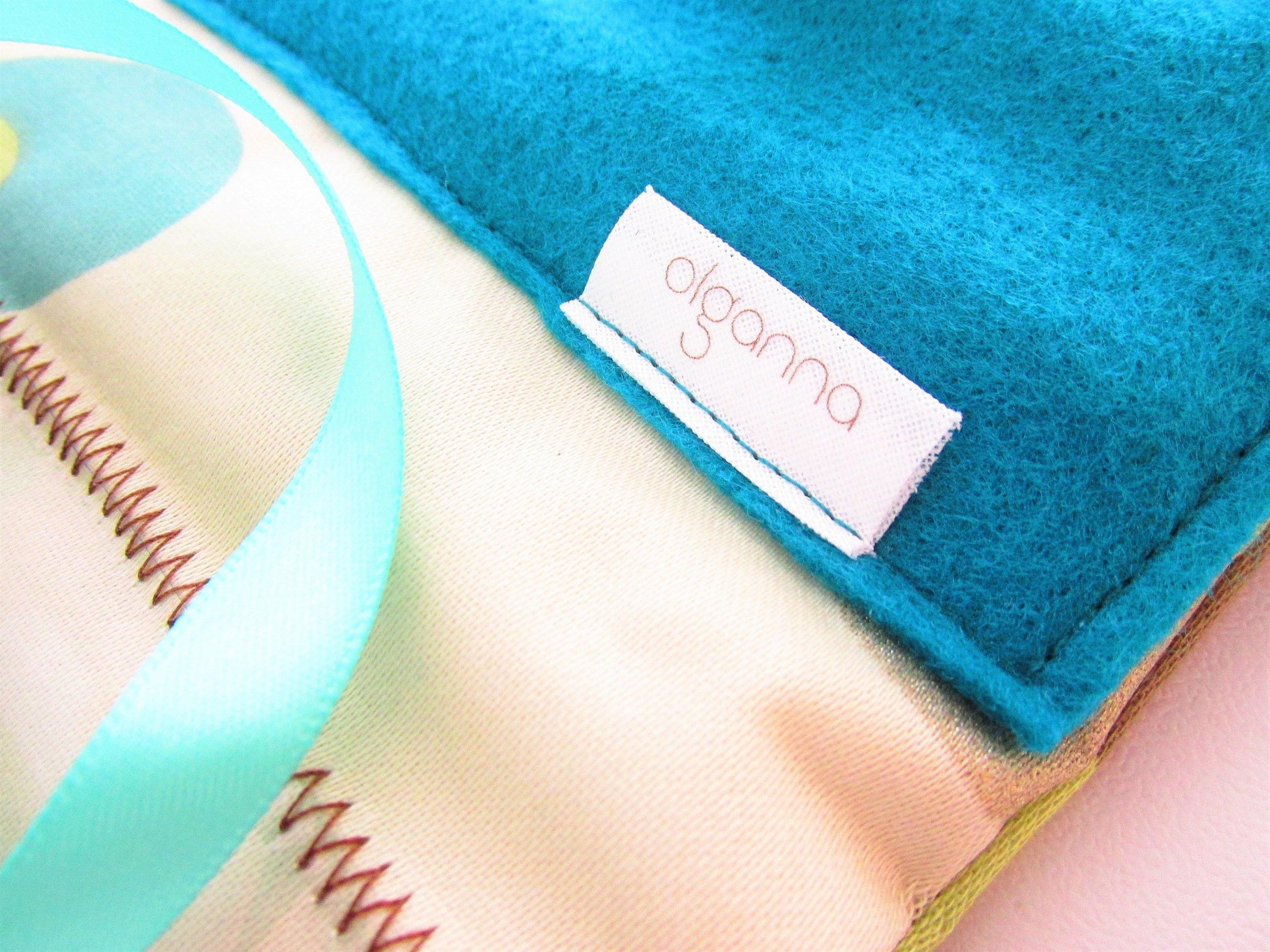 Make up Organiser in Pastel Shades with brushes pocket - Olganna